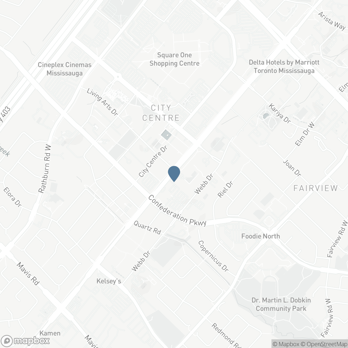 1402 - 330 BURNHAMTHORPE ROAD W, Mississauga, Ontario L5B 0E1